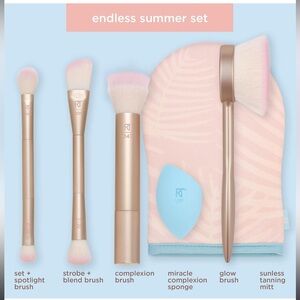Real Techniques Endless Summer 6 Piece Set Skin/Face/Body New